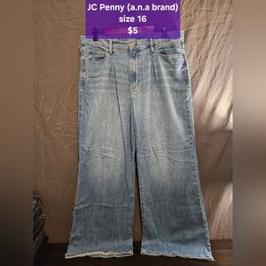 a.n.a Women's Relaxed Denim Jeans - Light Blue